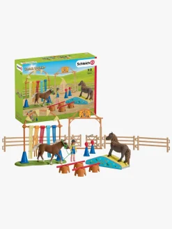 Legetøjsfigurer|Schleich Legesæt Ponyagilitytræning