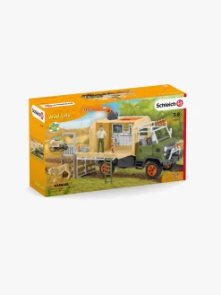 Schleich Legetøjsfigurer-Legesæt Wild Life Redning m. Lastbil