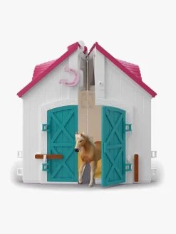Legetøjsfigurer|Schleich Open Stald Little Horseshoe