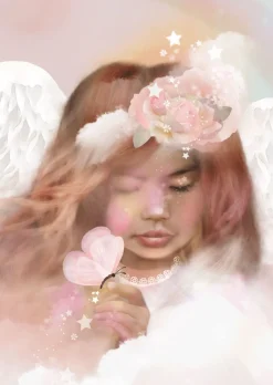 Dåbsgaver|Schmooks Plakat Angel Kisses