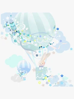 Interiør|Schmooks Wallsticker Hot Air, Blue