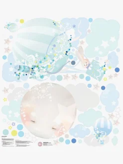 Interiør|Schmooks Wallsticker Hot Air, Blue