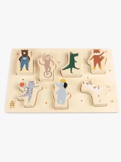 Sebra Spil & Puslespil-Knoppuslespil Teeny Toes/Busy Builders