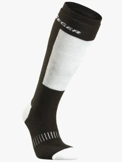Vintertøj|Seger Alpin Skistrømper, Black/White Hvid/Sort