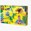 SES Kreativt Legetøj-Creative Airbrush-pustetusser Dinosaurer