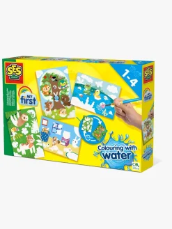 SES Kreativt Legetøj-Creative Malesæt Første Mal med Vand Dyr