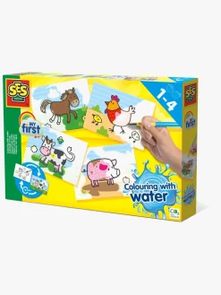 Legetøj Til Børn På 0-10 År|Kreativt Legetøj|SES Creative Malesæt Første Mal med Vand Bondegårdsdyr