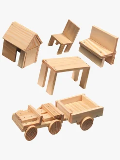 Rolleleg|SES Creative Snedkersæt 57 Dele, Træ