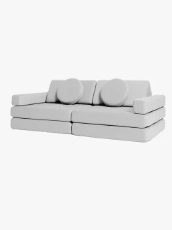Børnemøbler|Shappy Play Bygbar Sofa 160x80 cm, Lysegrå