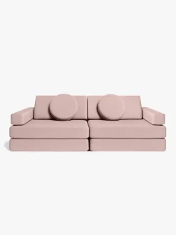 Børnemøbler|Shappy Play Bygbar Sofa 160x80 cm, Soft Pink