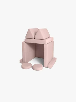 Børnemøbler|Shappy Play Bygbar Sofa 160x80 cm, Soft Pink