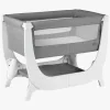 Børnesenge & Tilbehør|Shnuggle Air Bedside Crib, Dove Grey