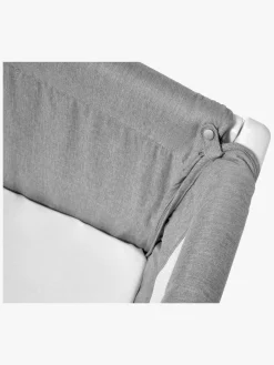 Børnesenge & Tilbehør|Shnuggle Air Bedside Crib, Dove Grey