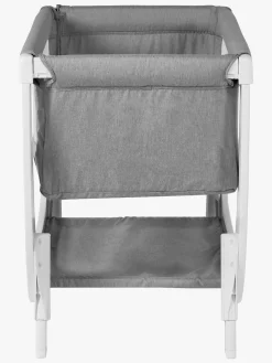 Børnesenge & Tilbehør|Shnuggle Air Bedside Crib, Dove Grey
