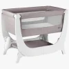 Børn Shnuggle Børnesenge & Tilbehør-Air Bedside Crib, Stone Grey