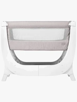 Børn Shnuggle Børnesenge & Tilbehør-Air Bedside Crib, Stone Grey