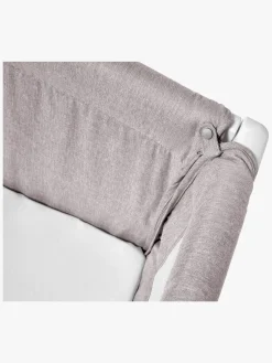 Børn Shnuggle Børnesenge & Tilbehør-Air Bedside Crib, Stone Grey
