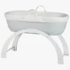 Børnesenge & Tilbehør|Shnuggle Dreami Moseskurv Sleep System, Grå