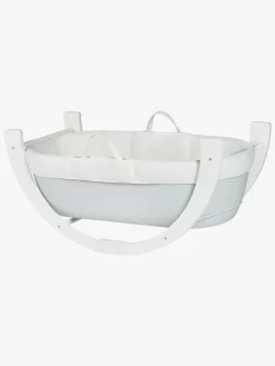 Børnesenge & Tilbehør|Shnuggle Dreami Moseskurv Sleep System, Grå