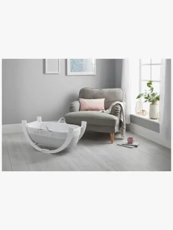 Børnesenge & Tilbehør|Shnuggle Dreami Moseskurv Sleep System, Grå