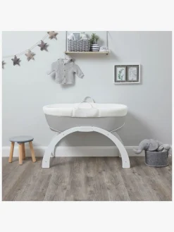 Børnesenge & Tilbehør|Shnuggle Dreami Moseskurv Sleep System, Grå