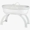 Børnesenge & Tilbehør|Shnuggle Dreami Moseskurv Sleep System, Hvid