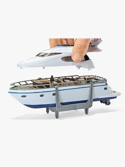 Legetøjsbiler & -Fartøjer|SIKU Transportbil Med Yacht 1:87