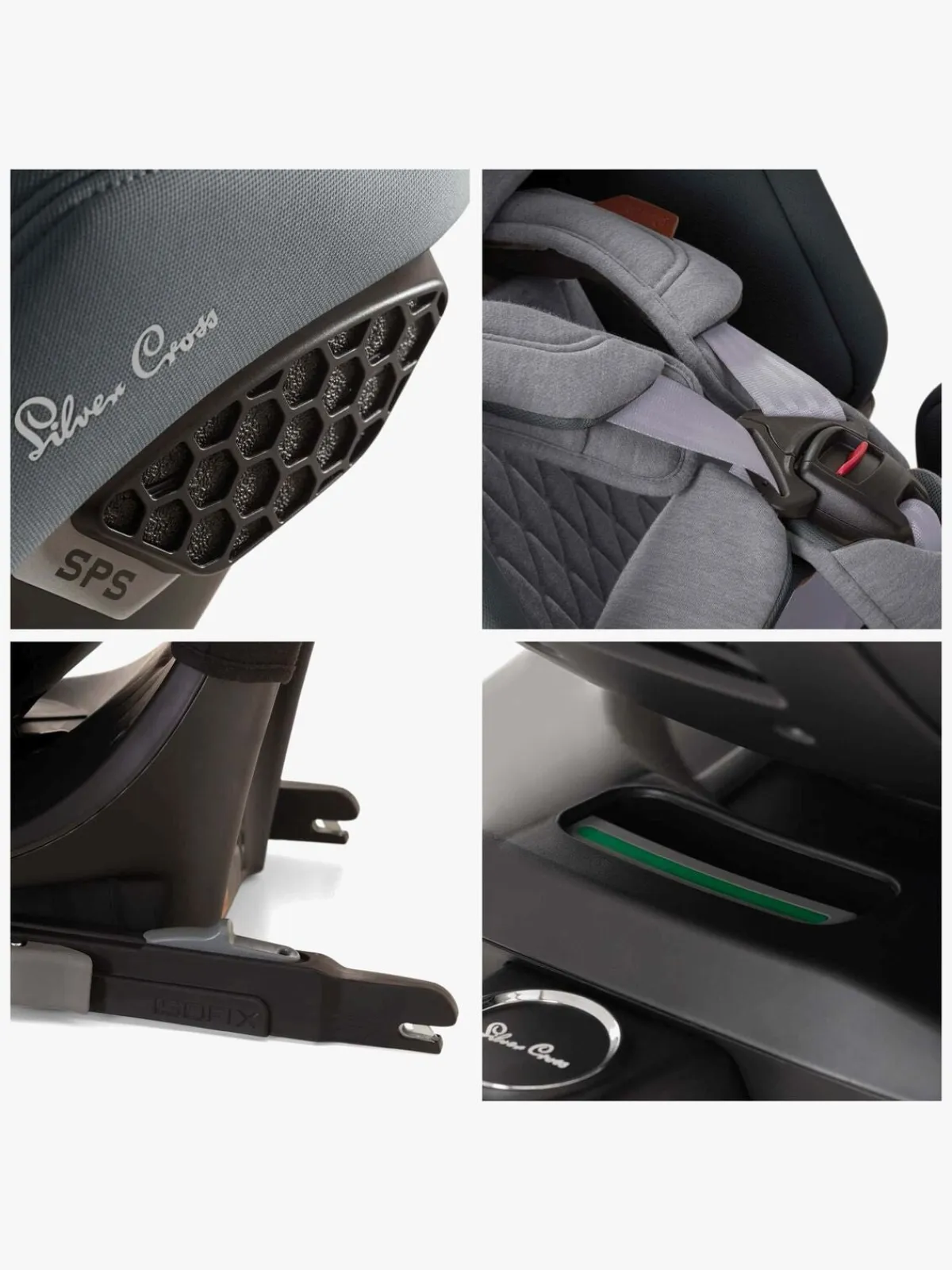 SilverCross Autostole 9-36 Kg-Silver Cross Motion 2 All Size 360 Autostol, Glacier