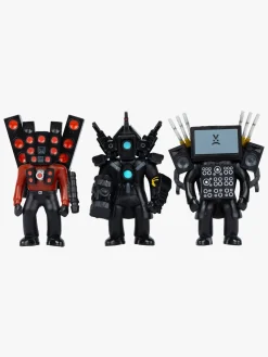 Legetøjsfigurer|SKIBIDI TOILET Titan Collection Figursæt Series 1, 3-pak