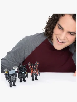 Legetøjsfigurer|SKIBIDI TOILET Titan Collection Figursæt Series 1, 3-pak