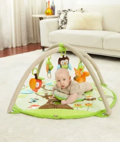 Babylegetøj|SkipHop Skip Hop Treetop Friends Classic Aktivitetstæppe Grøn/Flerfarvet