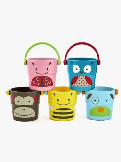 Vandlegetøj|SkipHop Skip Hop Zoo Badelegetøj Spand 5 stk Flerfarvet