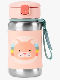 Spisetid|SkipHop Skip Hop Zoo Drikkedunk Kat, Lyserød Lyserød