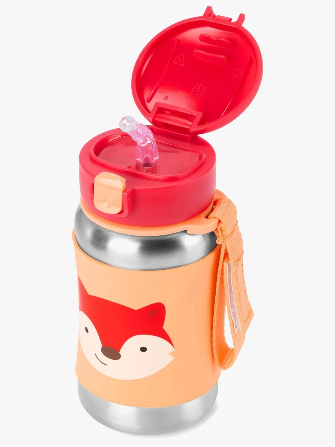 Spisetid|SkipHop Skip Hop Zoo Drikkedunk Ræv, Orange Rød/Orange