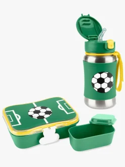 Spisetid|SkipHop Skip Hop Spark Style Madkasse og Flaske Fodbold, Grøn