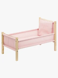 Skrllan Dukker & Bamser-Skrållan Dukketilbehør Seng, Lyserød