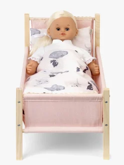 Skrllan Dukker & Bamser-Skrållan Dukketilbehør Seng, Lyserød