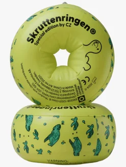 Svømning|Skruttenringen Badevinger, Gul Mønstret