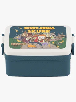 Spisetid|Skurkarnasskurk Skurkarnas skurk Madkasse, Blå