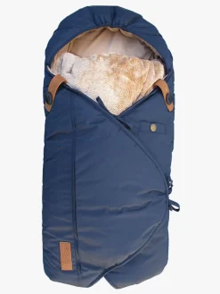Sleepbag Køreposer-Mini Vinterkørepose, Midnight Petrol/Brown