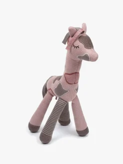 Smallstuff Babylegetøj-Aktivitetslegetøj Giraf, Pink