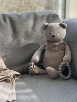 Smallstuff Dukker & Bamser-Aktivitetslegetøj Bjørn, Sandy/Grey