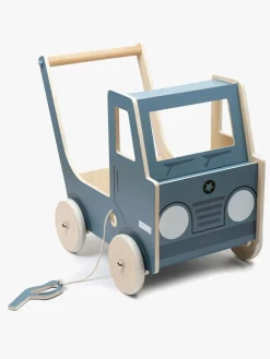 Babylegetøj|Smallstuff Gåvogn Truck i Træ, Blå Blå