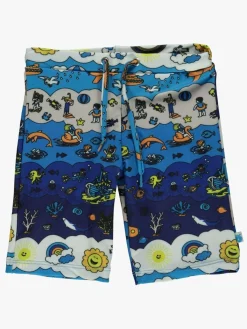 Børn Smfolk Underdele-Småfolk Shorts, Ocean Blue