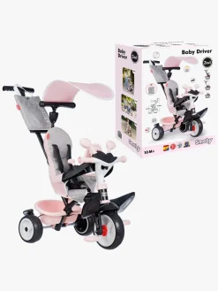 Cykler|Smoby Baby Driver Trehjulet Cykel Plus, Pink