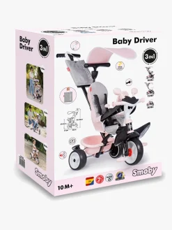 Cykler|Smoby Baby Driver Trehjulet Cykel Plus, Pink