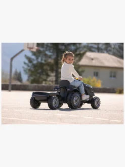 Pedal- & Gåbiler|Smoby  Farmer Traktor XL + Trailer, Sort Grå/Sort