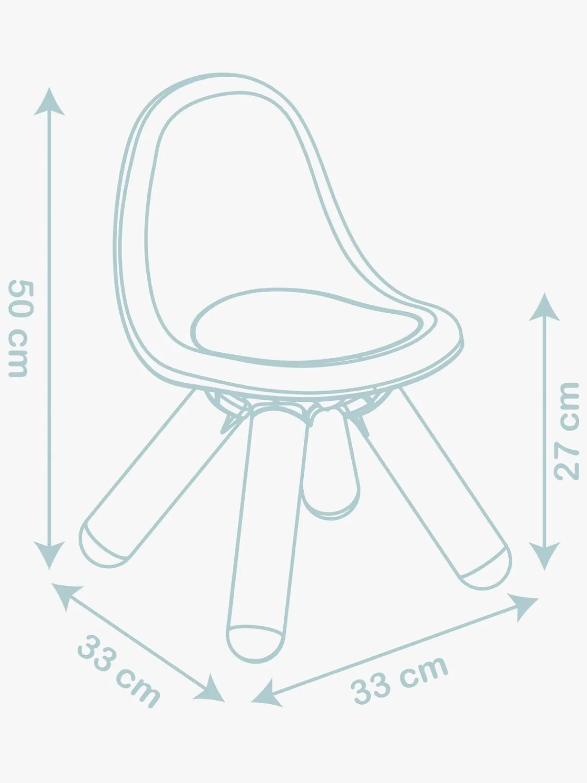 Børnemøbler|Smoby Kid Stol, Blå