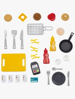 Smoby Rolleleg-Legekøkken Restaurant Food Corner 2-in-1