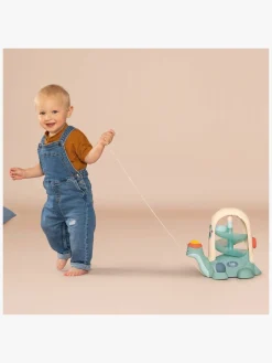 Smoby Babylegetøj-Little Skildpadde Trækkelegetøj med Rullebane
